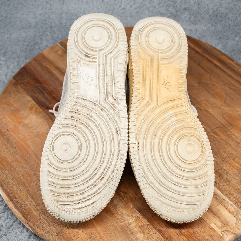Nike Air Force 1 Swan Womens Size 6.5 Beige Athletic Shoes Sneakers‎ 315115-119 - Picture 7 of 7